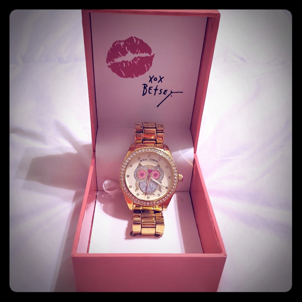 Betsey Johnson Owl Watch